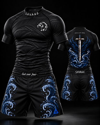 SAVAGE — Set de MMA (rashguard + shorts) | Preventa